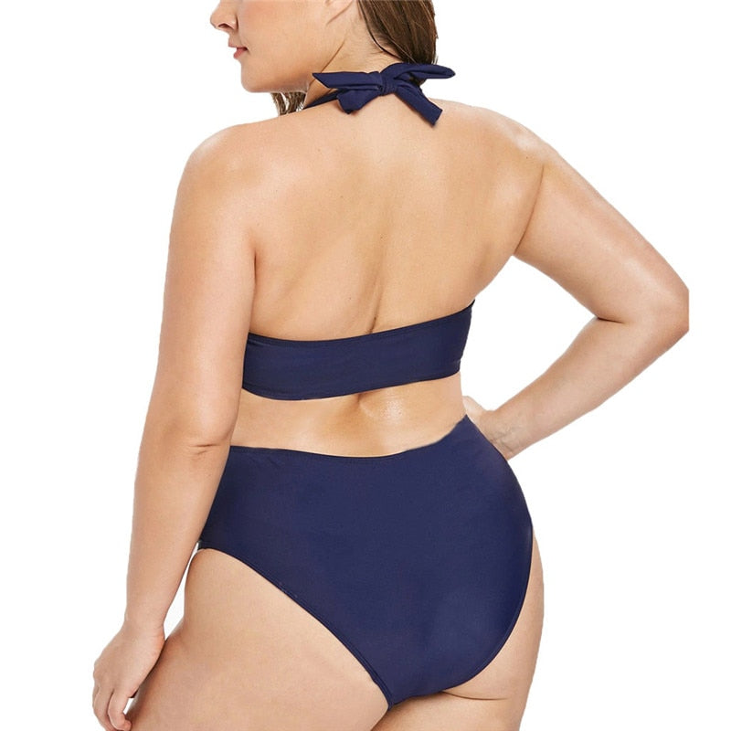 Plus Size  Swimsuit  Push Up Beach Set