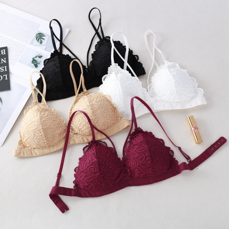 Wireless Bra Padded Push Up Bralette