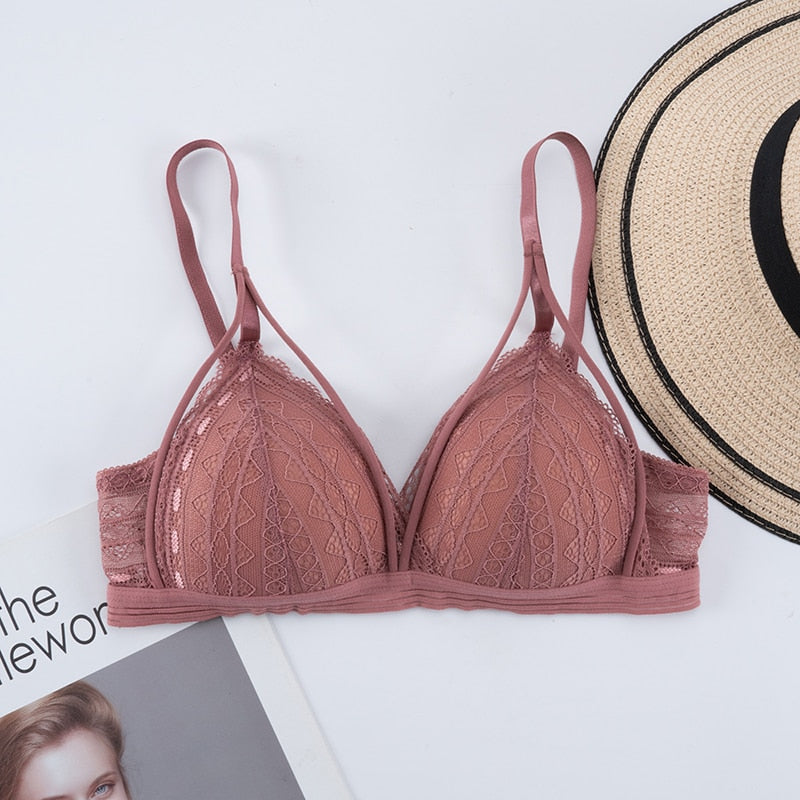 Daily Chic By Plazena Floral Lace Bra