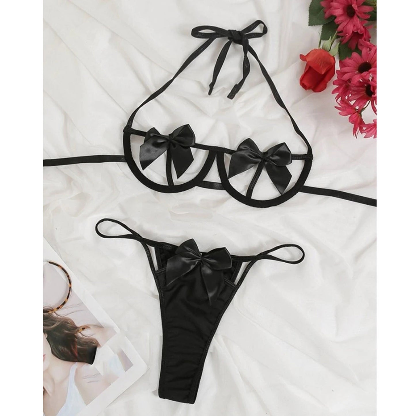 Unwrap Me By Plazena Underwire Bow Bikini Set