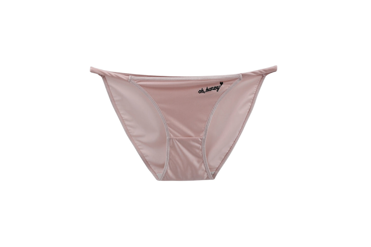 Noble and Elegant European and American Court Noble Silk Women's Underwear with Ice Silk Embroidery Letters