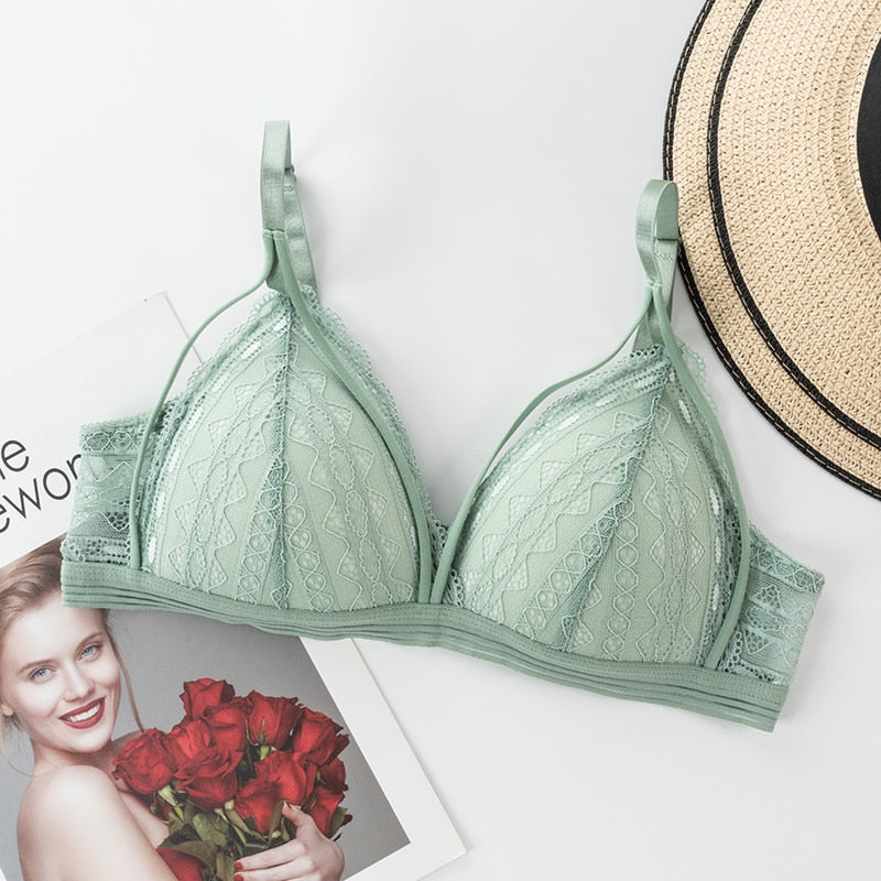 Daily Chic By Plazena Floral Lace Bra