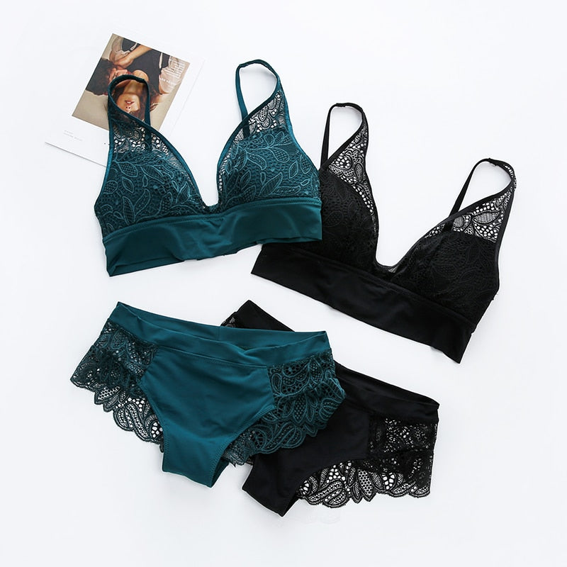 Daily Chic By Plazena Wireless Push-up Bra and Panty Set